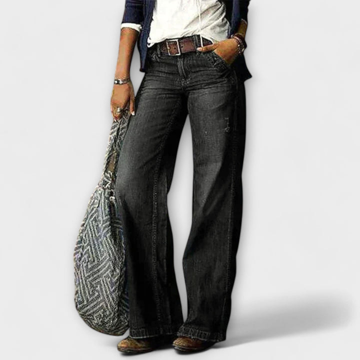 Cess - Denim bukser med brede ben