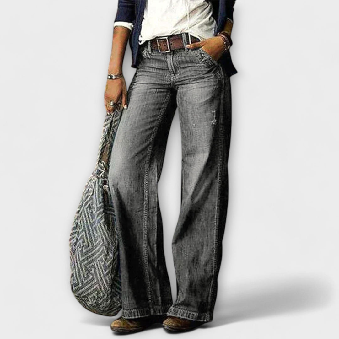 Cess - Denim bukser med brede ben