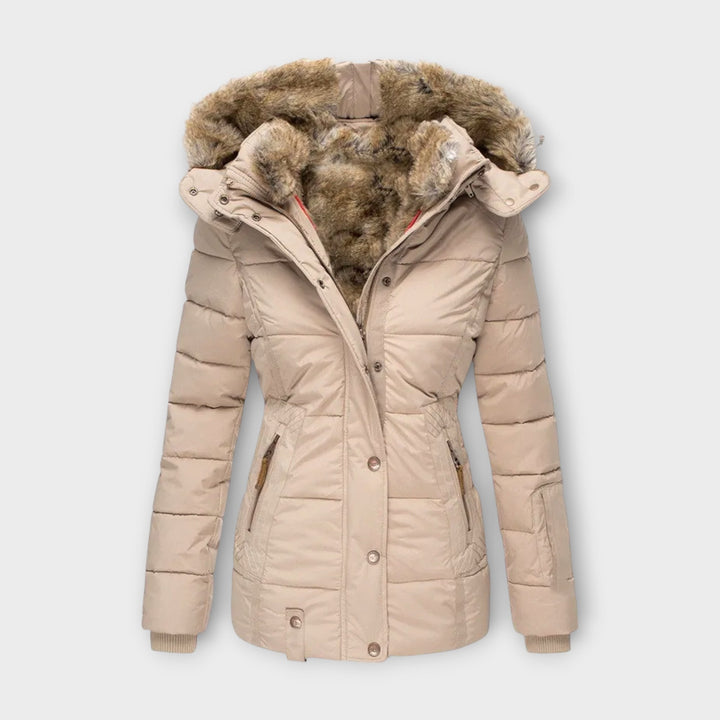 Emine – Hyggelig Jakke med Faux Fur-foring