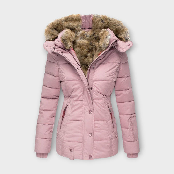 Emine – Hyggelig Jakke med Faux Fur-foring