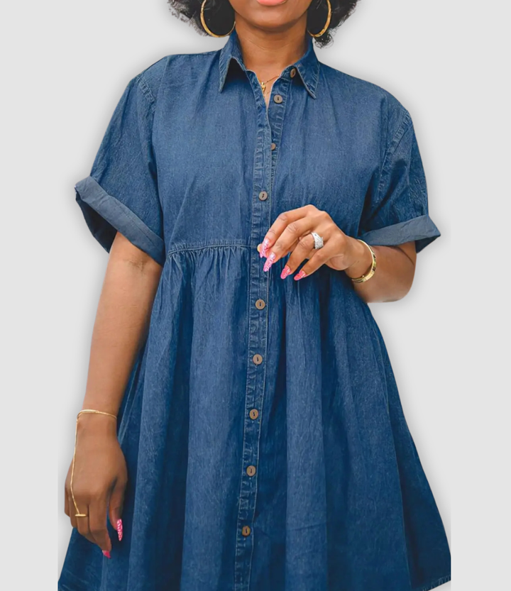 Grace - Elegant Jeanskjole