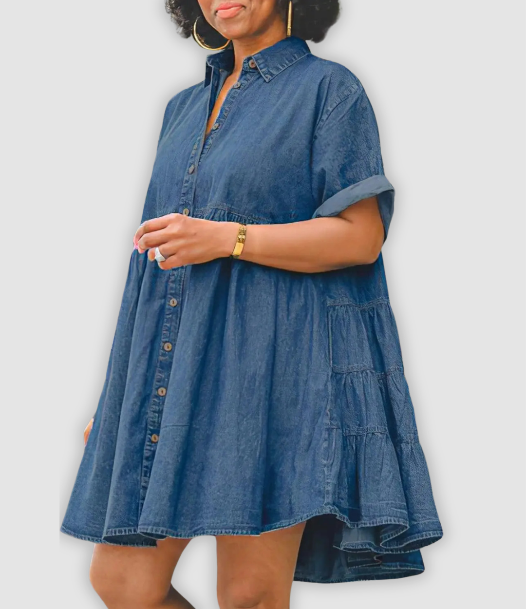 Grace - Elegant Jeanskjole