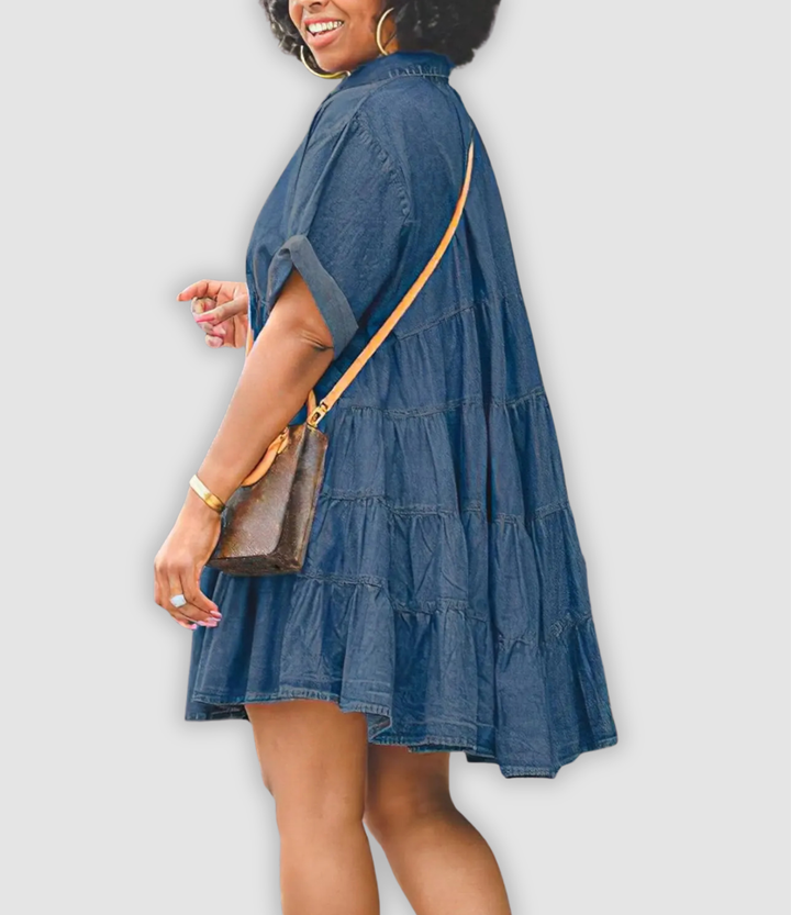 Grace - Elegant Jeanskjole