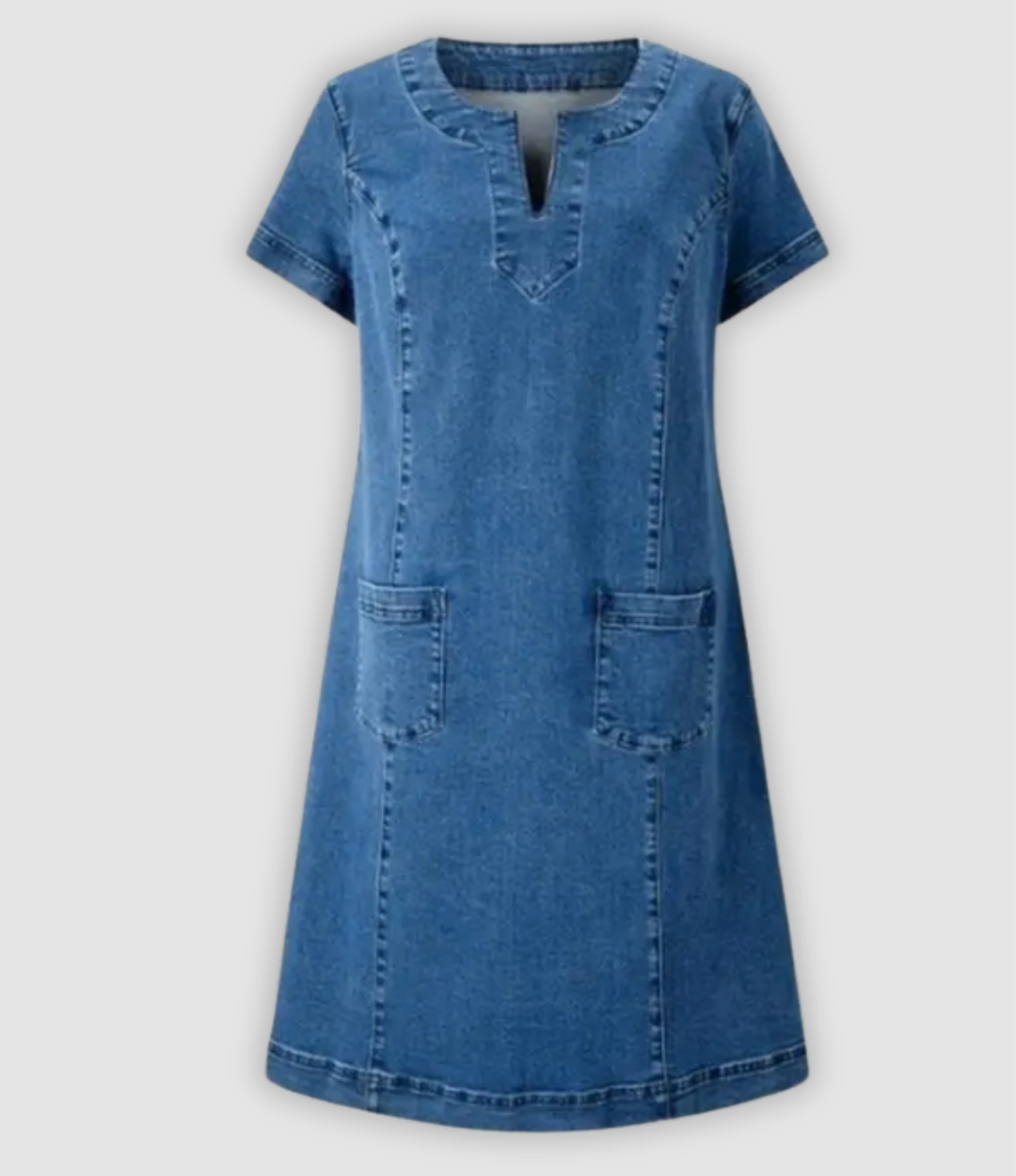 Peggy – Blød denimkjole