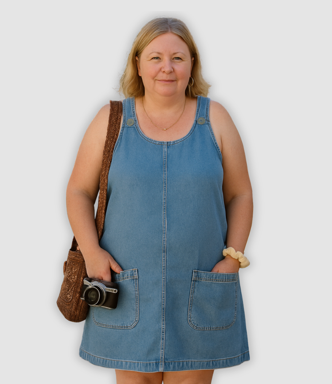 Delian – Praktisk og let denim sommerkjole