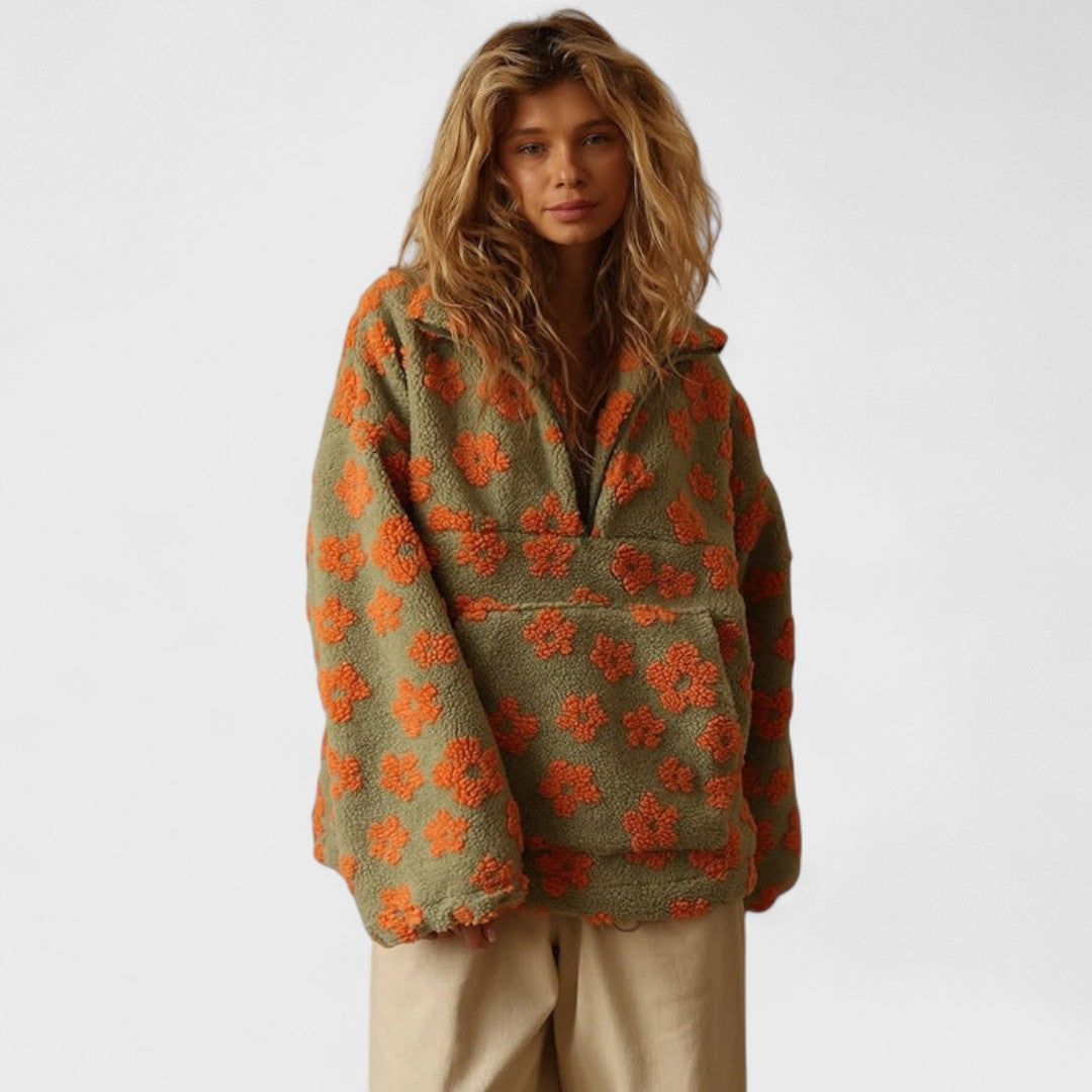 Daisy - Polarfleece Blomster
