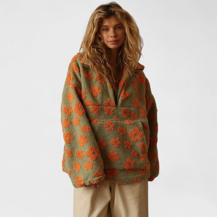 Daisy - Polarfleece Blomster