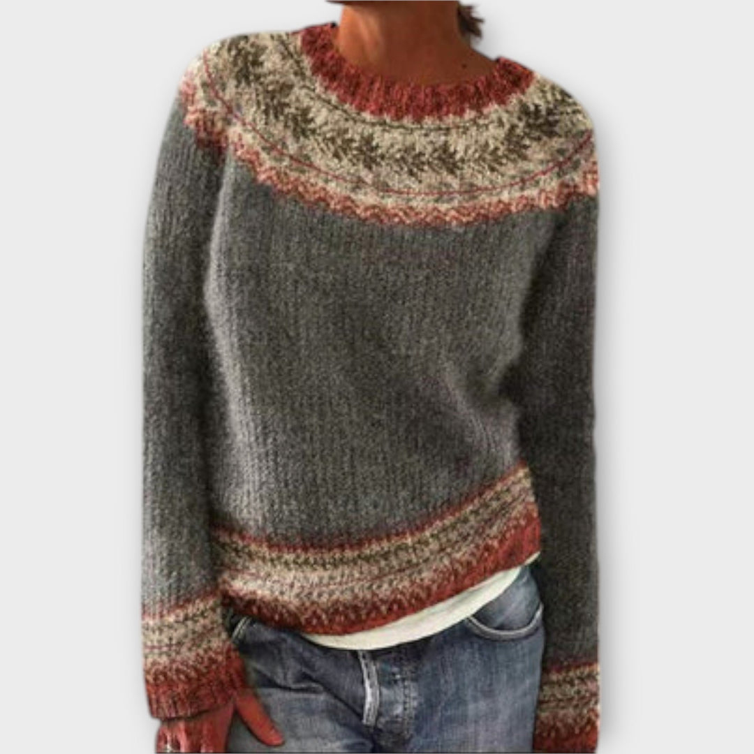 Vintage Strikket Trøje til Kvinder