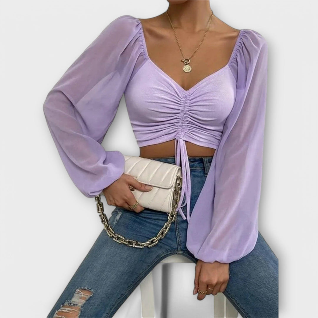 Jacqueline - Multifunktionel aftenbluse