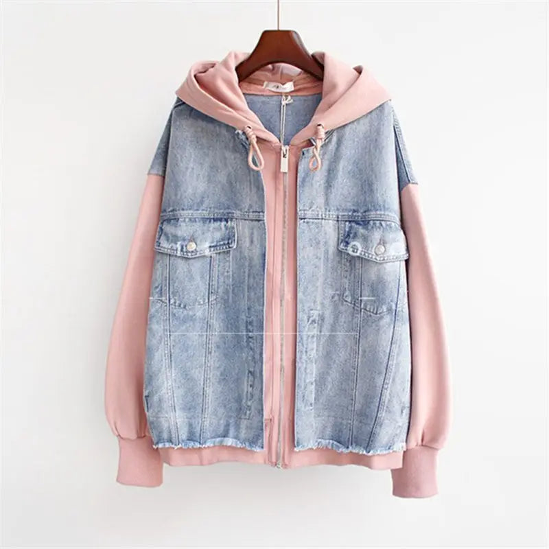 Vivian - Denim Hættetrøje Jakke