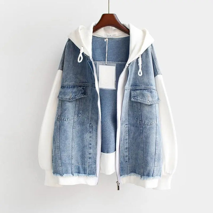 Vivian - Denim Hættetrøje Jakke