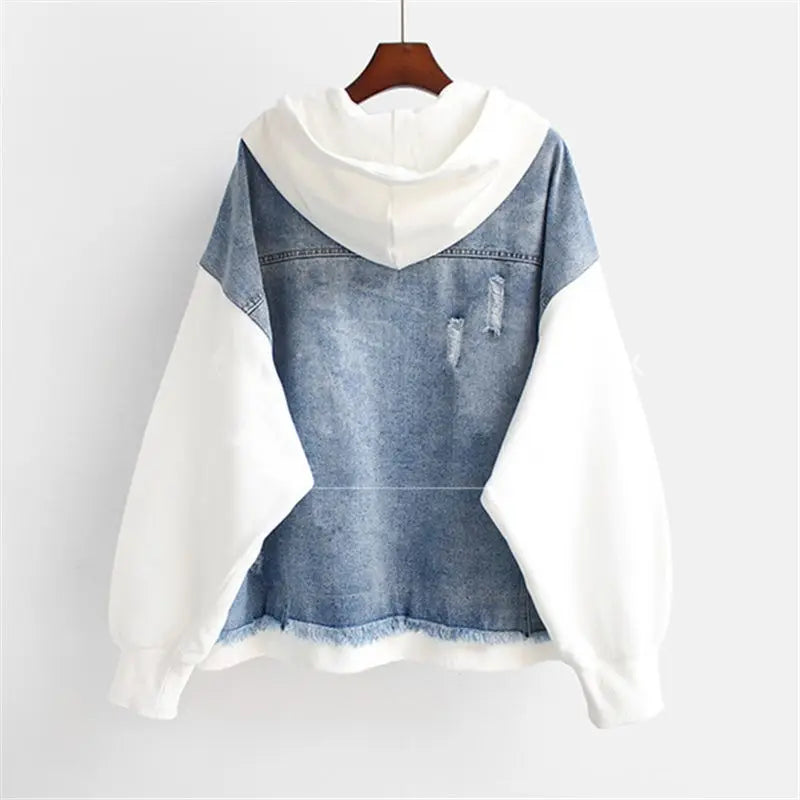 Vivian - Denim Hættetrøje Jakke