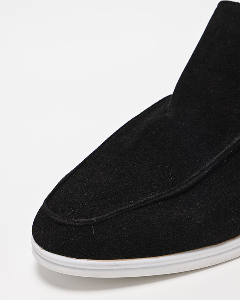 MONACO Høj Suede Loafers