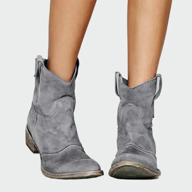 Retro Ankel Cowboy Støvler