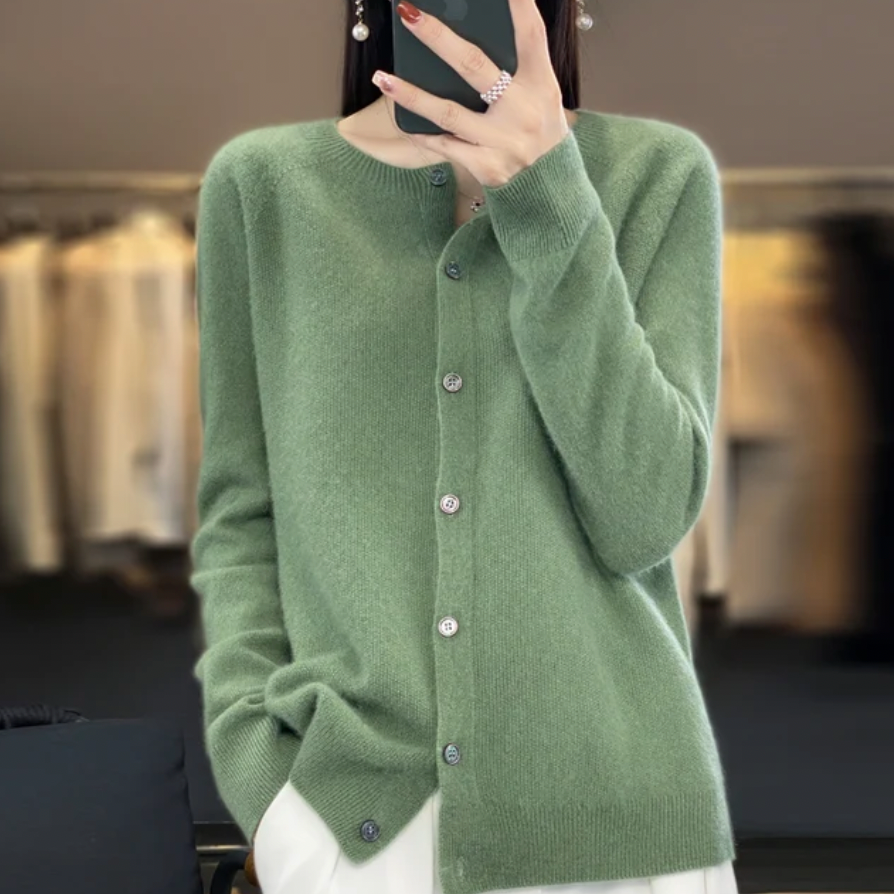 Mirella | Komfortabel Cardigan med Knapper