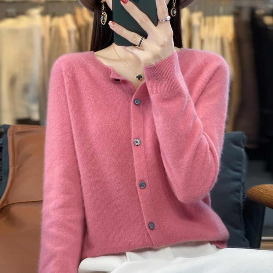 Mirella | Komfortabel Cardigan med Knapper
