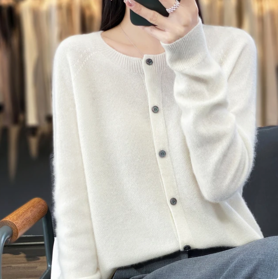 Mirella | Komfortabel Cardigan med Knapper