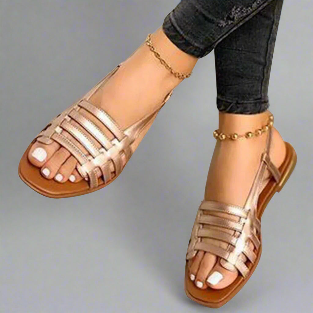 Adele | Håndlavede Gladiator Sandaler Fremstillet af Premium Materialer