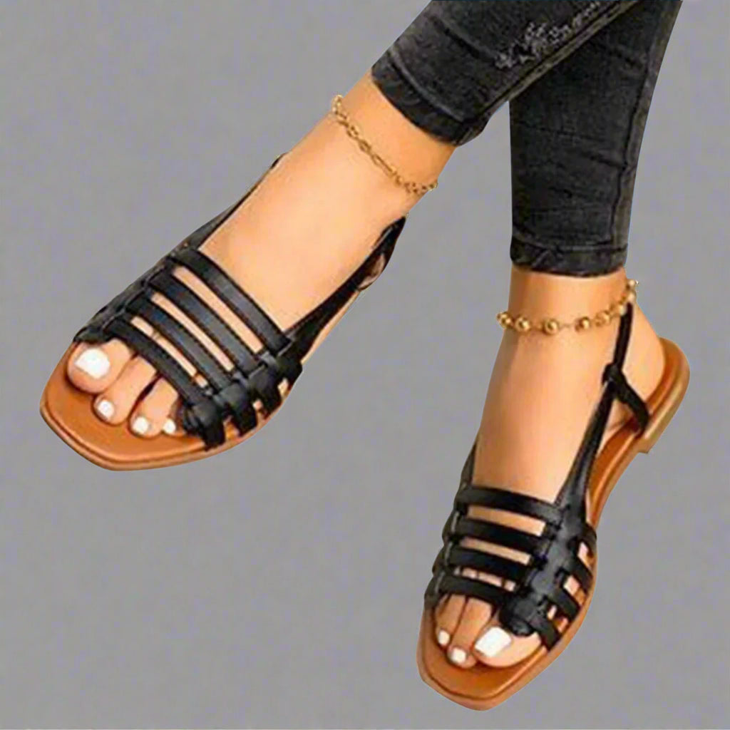 Adele | Håndlavede Gladiator Sandaler Fremstillet af Premium Materialer