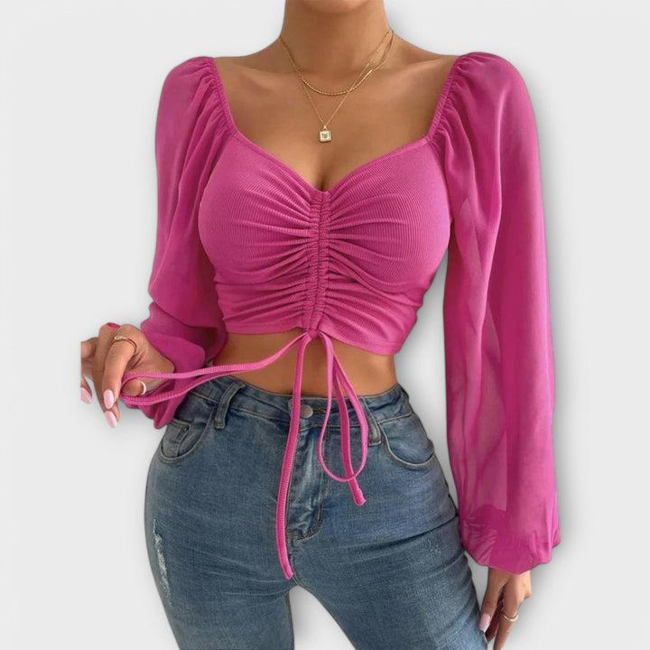 Jacqueline - Multifunktionel aftenbluse