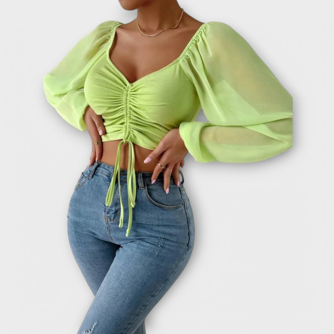 Jacqueline - Multifunktionel aftenbluse