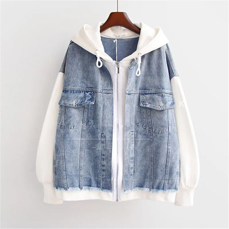 Vivian - Denim Hættetrøje Jakke