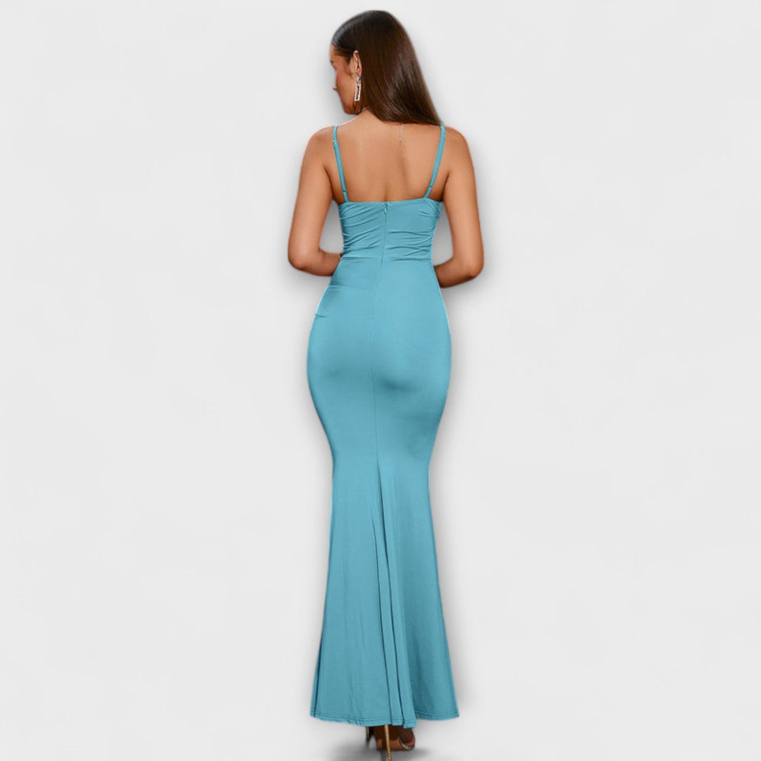 Diana - Elegant flæsekjole