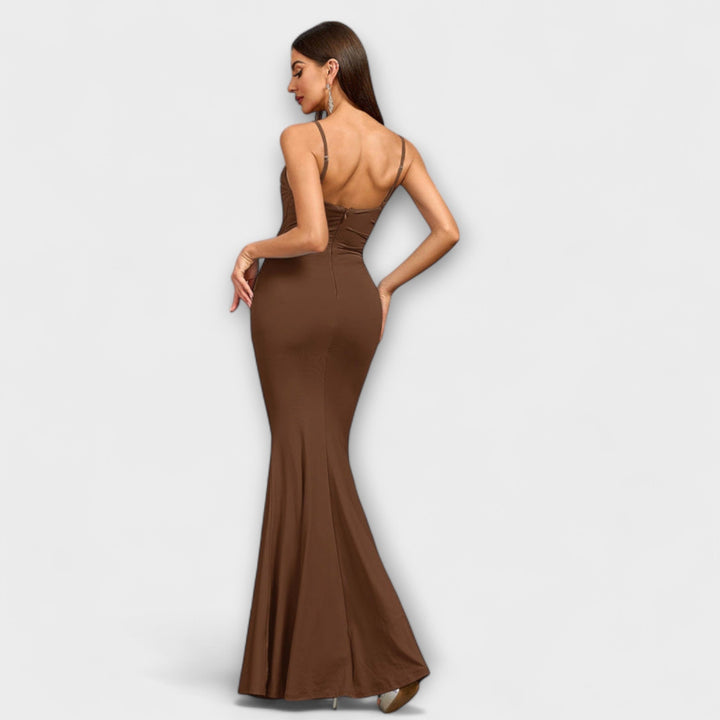 Diana - Elegant flæsekjole