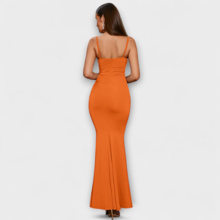 Diana - Elegant flæsekjole