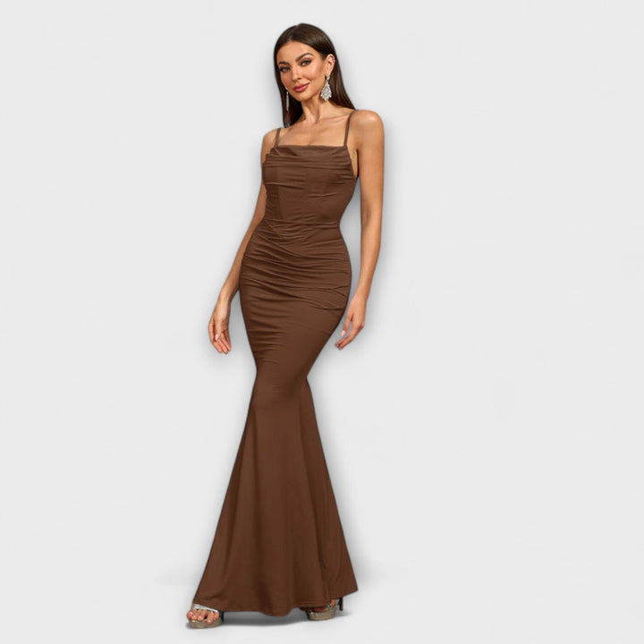 Diana - Elegant flæsekjole
