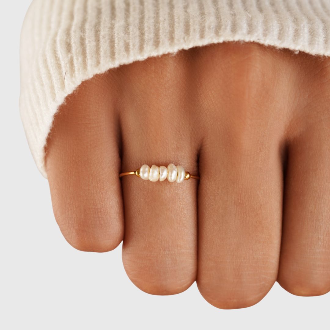 Grace - Ring med ferskvandsperler
