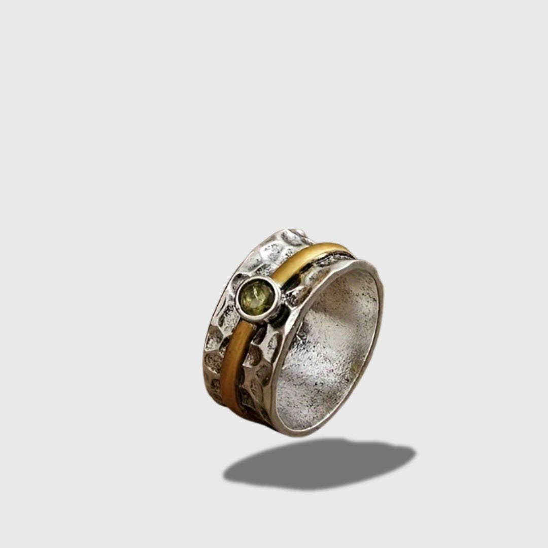 Elegant grøn zirkonring