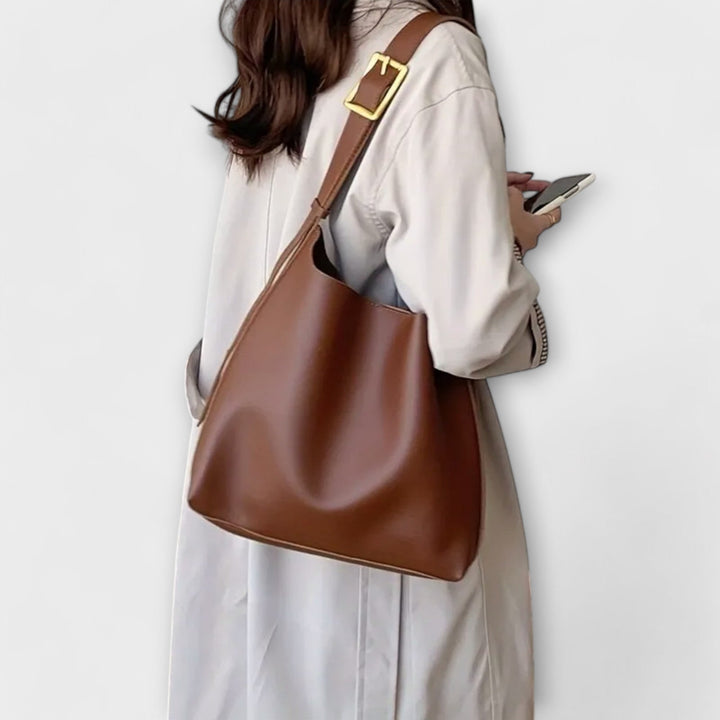 Olívia – Elegant Læder Skuldertaske