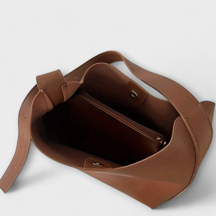 Olívia – Elegant Læder Skuldertaske