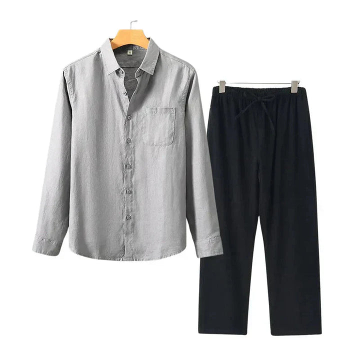 Navora - Linned Combo Langærmet
