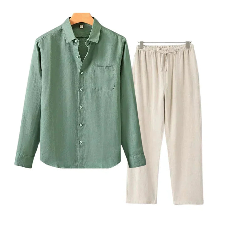 Navora - Linned Combo Langærmet