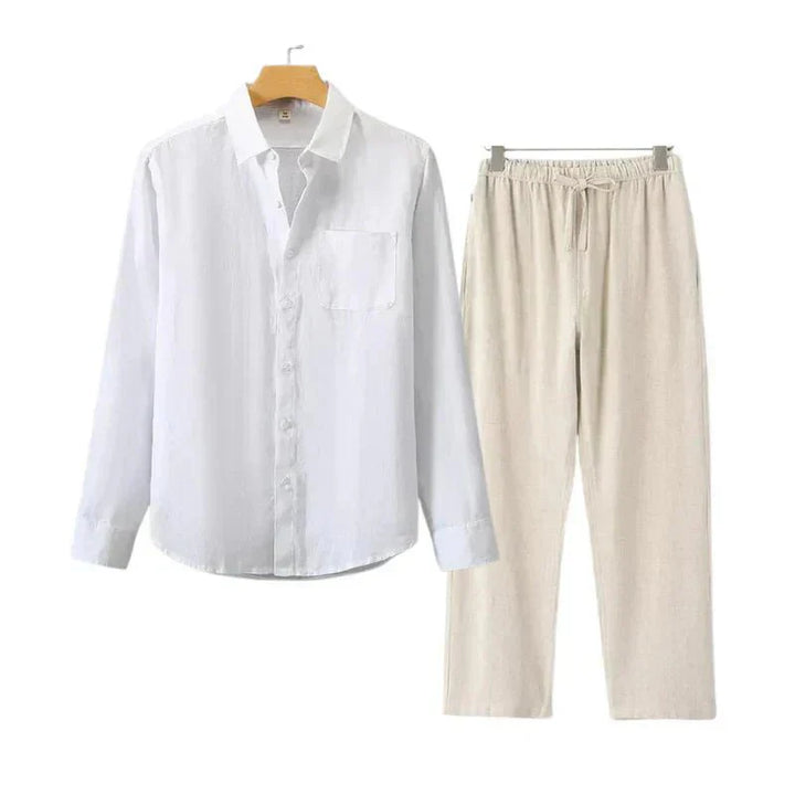 Navora - Linned Combo Langærmet