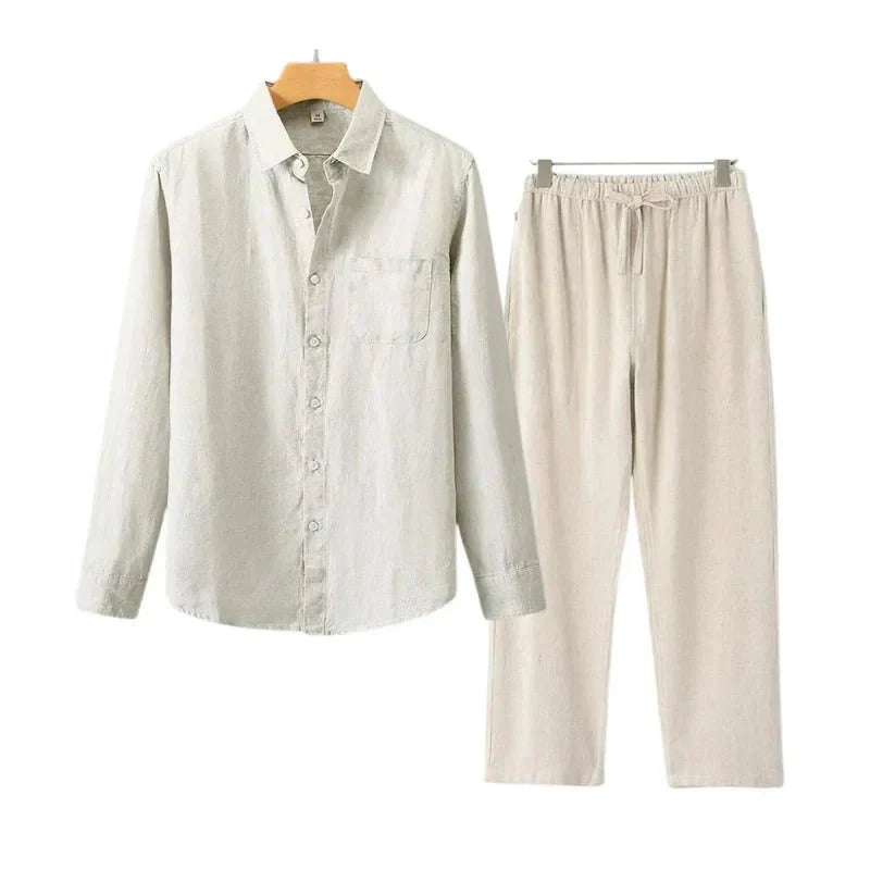 Navora - Linned Combo Langærmet