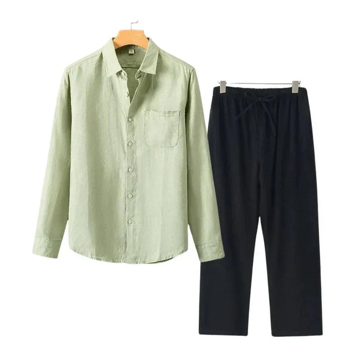 Navora - Linned Combo Langærmet