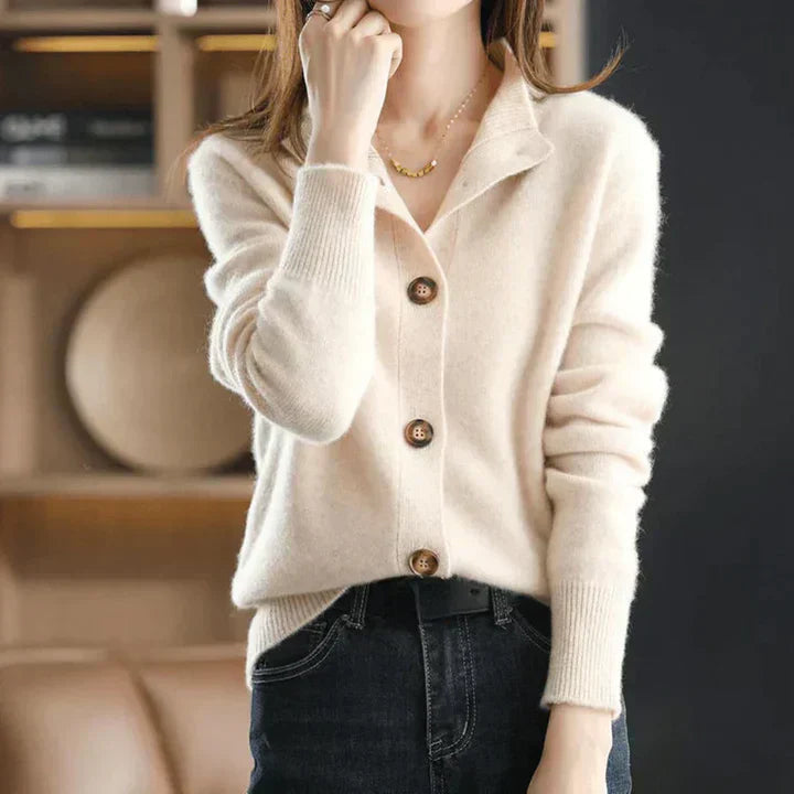 Aria | Komfortabel Cardigan med Knapper