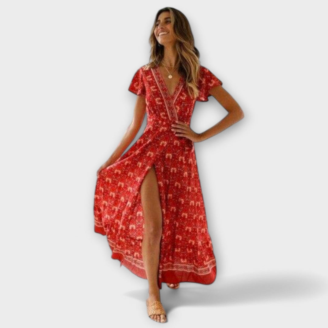 Stefanie - Midi Boho Kjole
