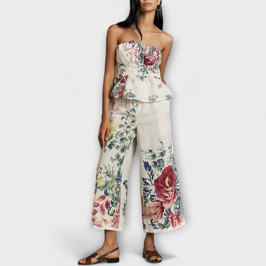 Indigo – Sommer Blomstret Sæt