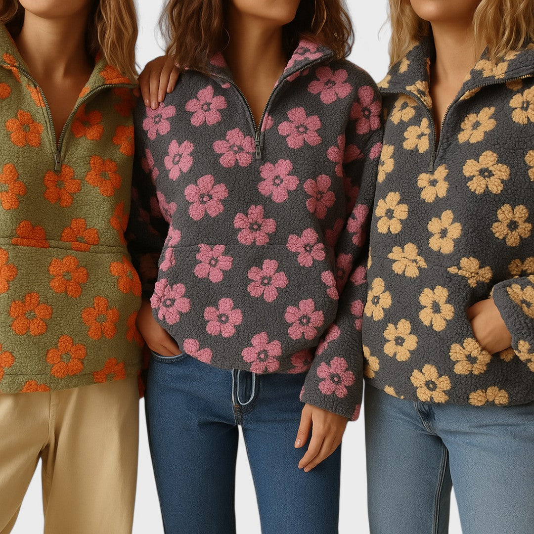Daisy - Polarfleece Blomster
