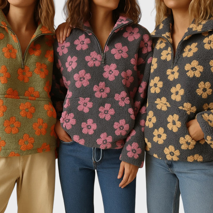 Daisy - Polarfleece Blomster