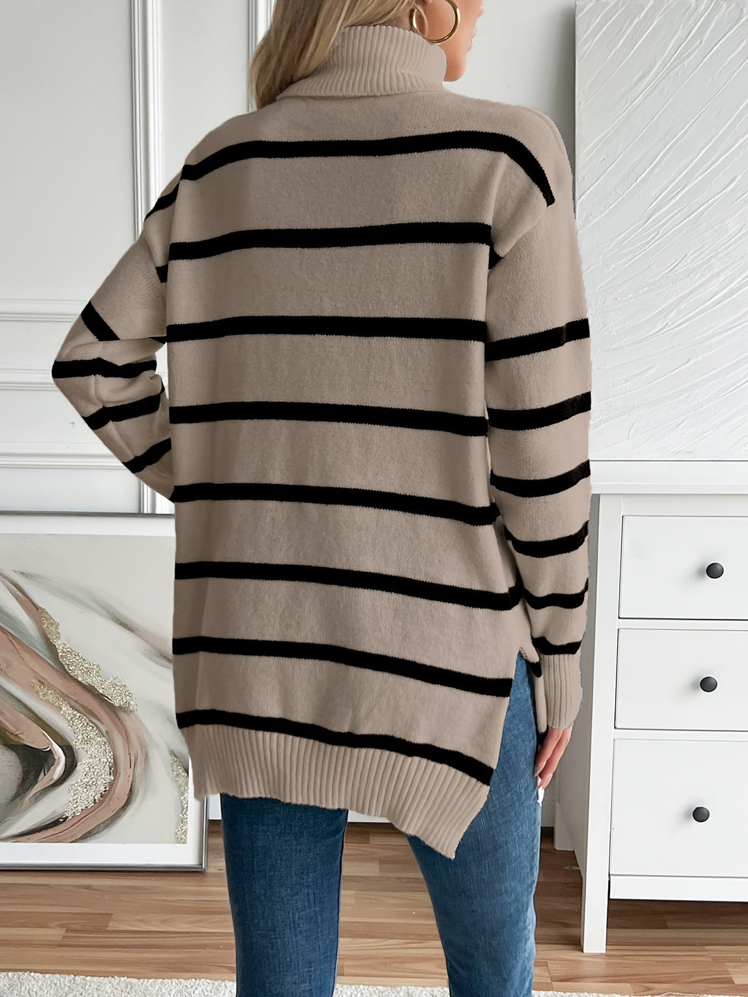 Maura | Stribet Sweatshirt