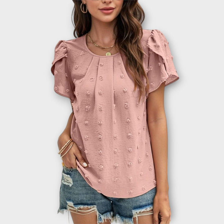 Charlotte – Den Perfekte Polka Bluse