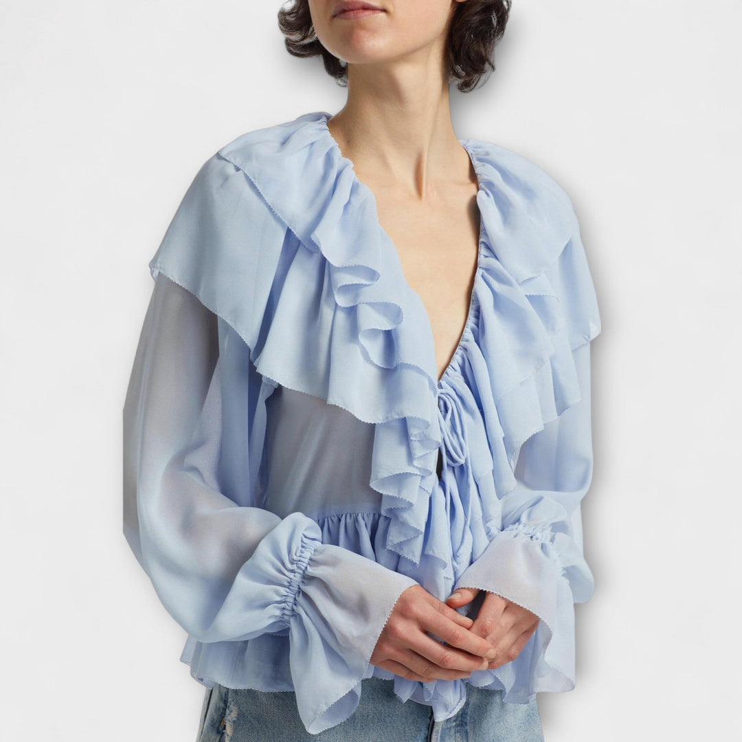 Martha - Chemisier Rüschenshirt Soraya