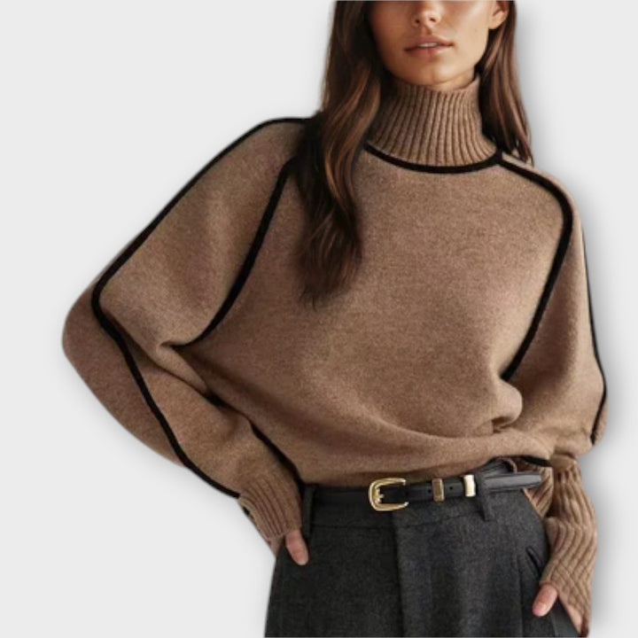 Emilie - Blød og Elegant Turtleneck Sweater