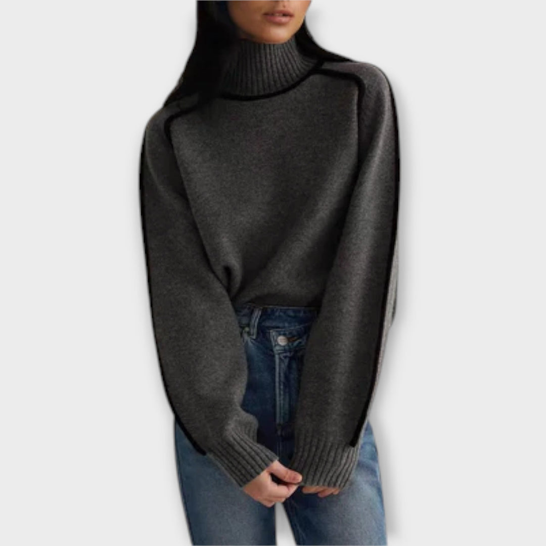 Emilie - Blød og Elegant Turtleneck Sweater