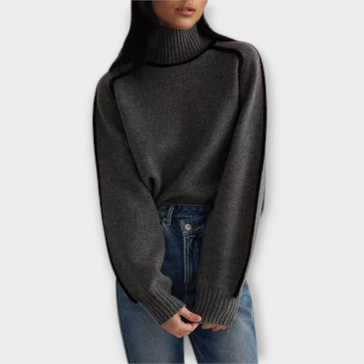 Emilie - Blød og Elegant Turtleneck Sweater